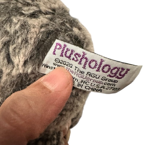 Charming Gray Sloth Stuffed Animal - Picture 3 of 3